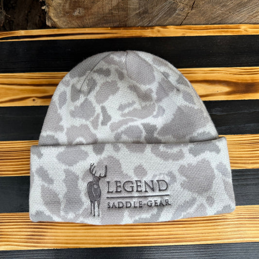 Legend Logo Richardson 126 Duck Camo Beanie Double-Layer Knit