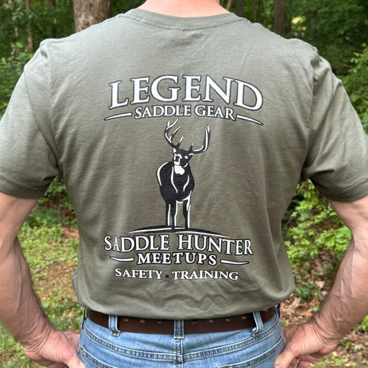 Saddle Hunting Meetup T-Shirt | High-Quality Dual-Color Screen Print