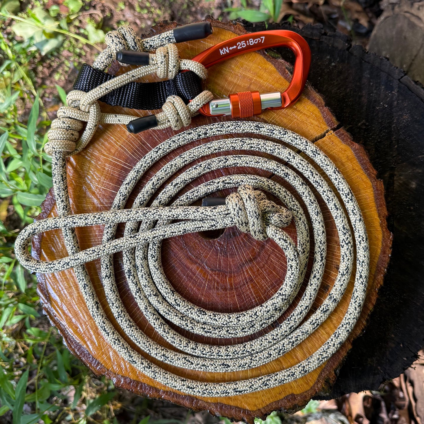Tree Tether/Lineman’s Belt With Carabiner | Includes A Legend Quick Tender For Smooth One-Handed Adjustments.