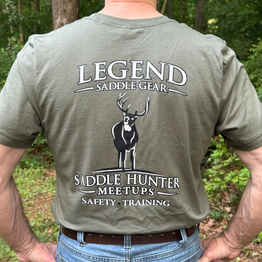 Saddle Hunting Meetup T-Shirt | High-Quality Dual-Color Screen Print